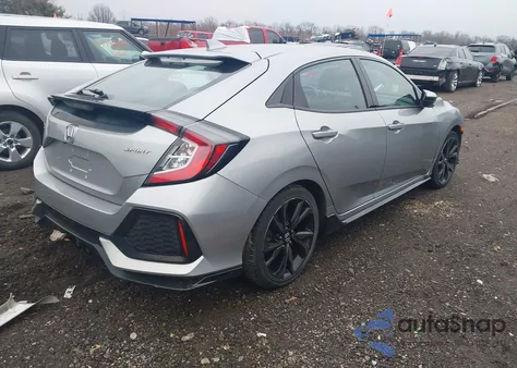 2018 Honda Civic Sport из США, поврежденный, VIN SHHFK7H46JU205599